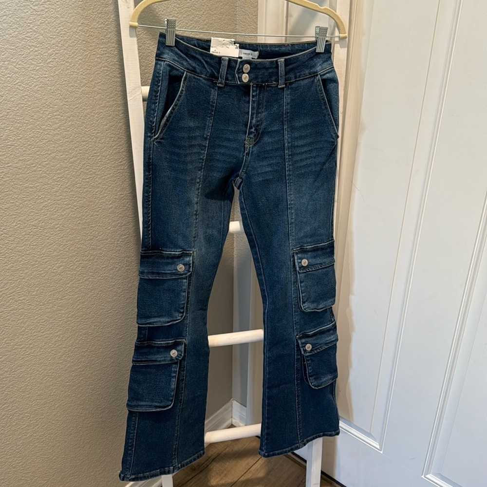 Flare Cargo Jeans
